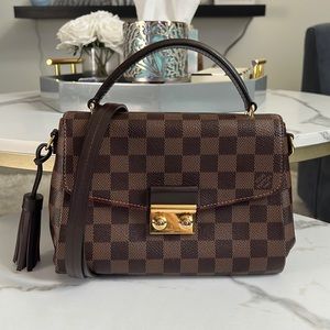 LOUIS VUITTON DAMIER EBENE CROISETTE